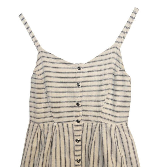 Old Navy Womens XS Striped Button Front Sundress Smocked Back Summer Dress - Picture 3 of 4
